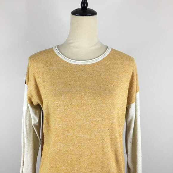 SMARTWOOL Fitted Multicolor Colorblock Wool Blend Knit Pullover Sweater - Picture 5 of 8